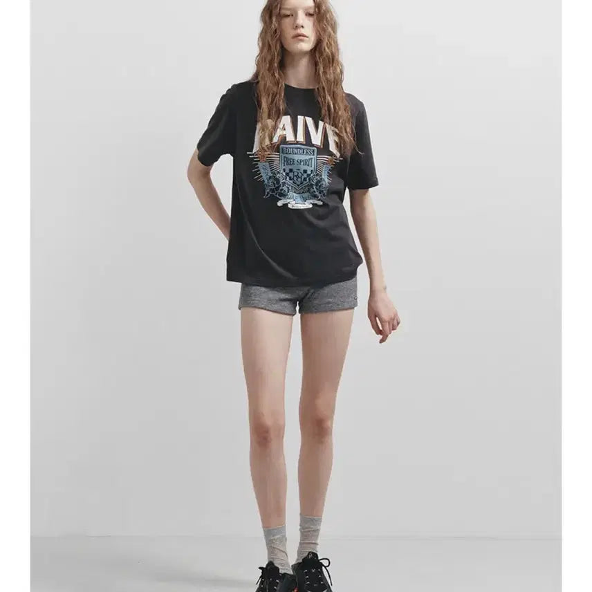 [BUNJANG] Rave Gray T-shirt / 레이브 티셔츠
