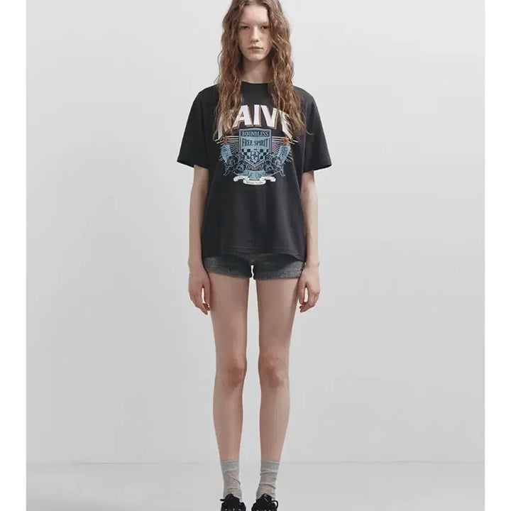 [BUNJANG] Rave Gray T-shirt / 레이브 티셔츠