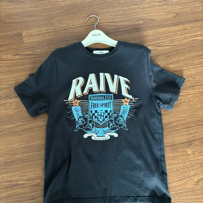 [BUNJANG] Rave Gray T-shirt / 레이브 티셔츠