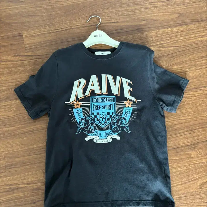 [BUNJANG] Rave Gray T-shirt / 레이브 티셔츠