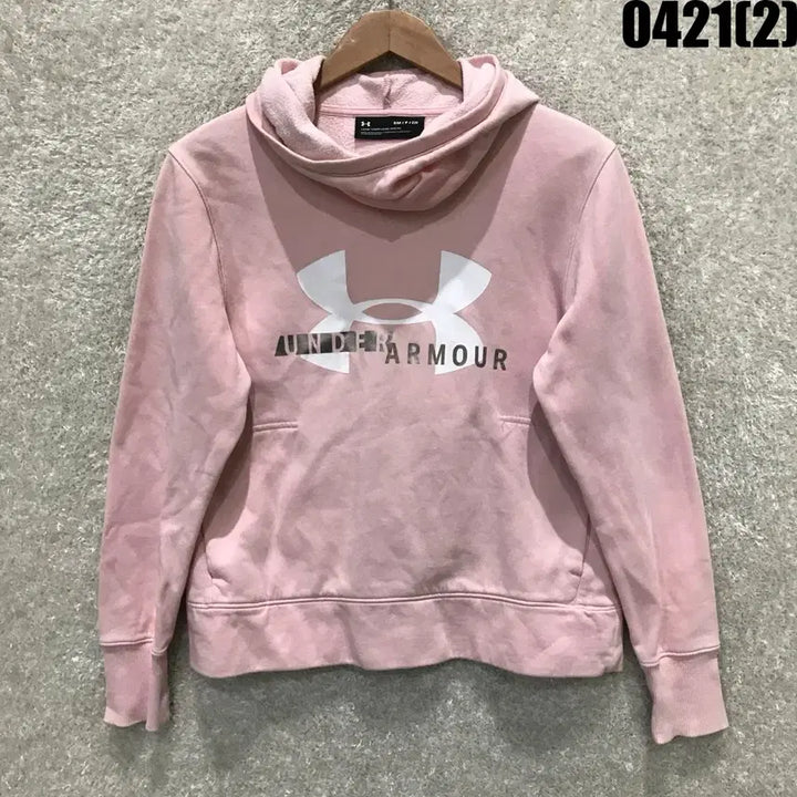 [BUNJANG] Under Armour Pink Hoodie S / 언더아머 핑크 후드티 S