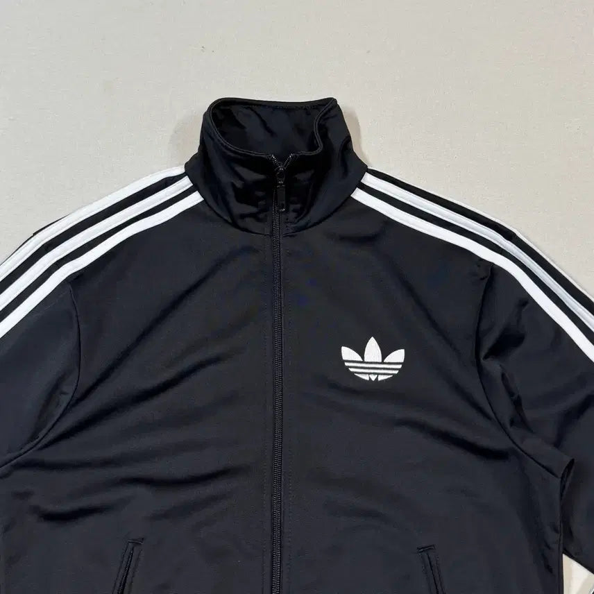 [BUNJANG] Adidas Firebird Track Top Jacket Black / 85) 아디다스 파이어버드 삼선 져지 트랙탑 집업 블랙 W26