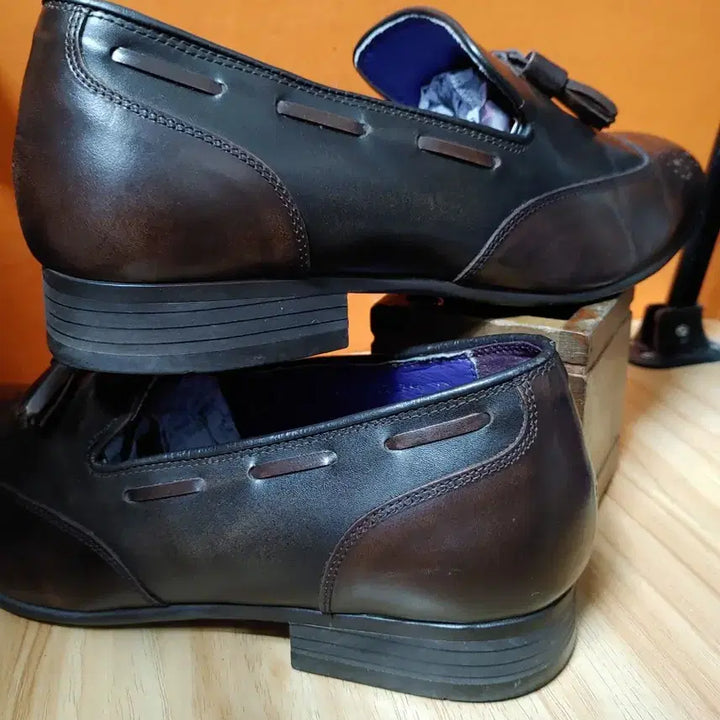 [BUNJANG] Esquire Portfolio Leather Loafers (260) / 에스콰이어 포트폴리오 천연가죽 로퍼(260)