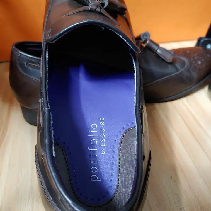 [BUNJANG] Esquire Portfolio Leather Loafers (260) / 에스콰이어 포트폴리오 천연가죽 로퍼(260)