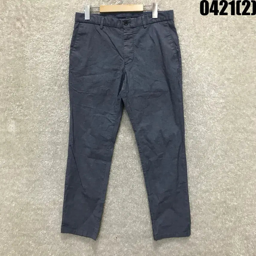 [SOLD OUT] 빈폴 청색 면바지 남성 바지 32