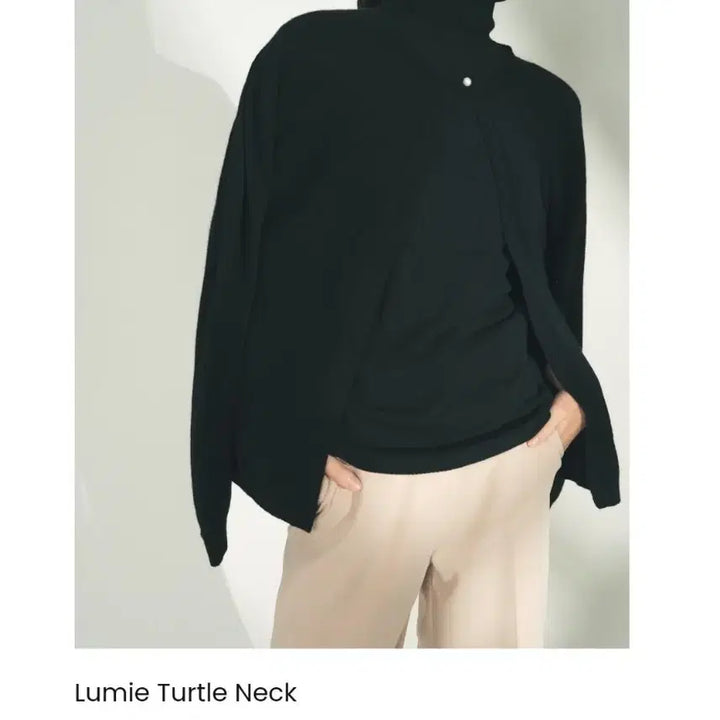 [BUNJANG] Blancshow Lumiere Me Turtleneck Knit Sweater Black S / 블랑쇼 르미에르메 터틀넥 니트 블랙 s