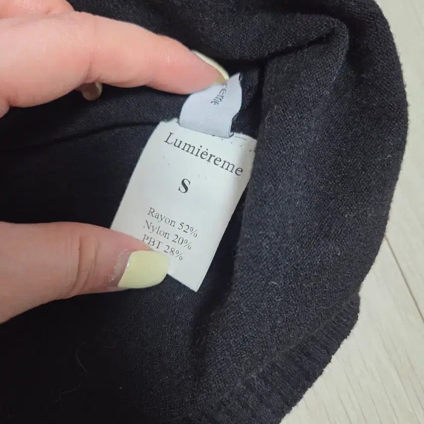 [BUNJANG] Blancshow Lumiere Me Turtleneck Knit Sweater Black S / 블랑쇼 르미에르메 터틀넥 니트 블랙 s