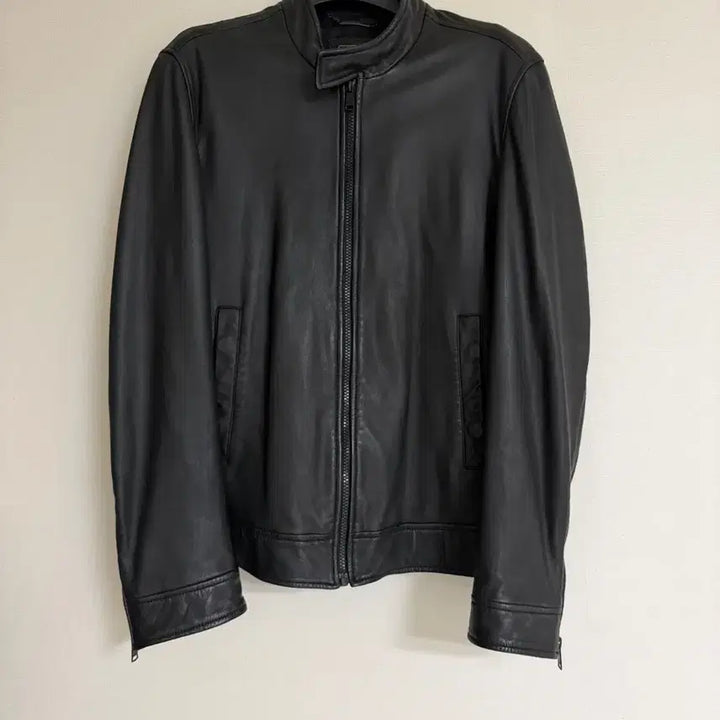 [BUNJANG] Dolce &amp; Gabbana Lambskin Leather Jacket / (매장판)돌체앤가바나 양가죽 집업 자켓