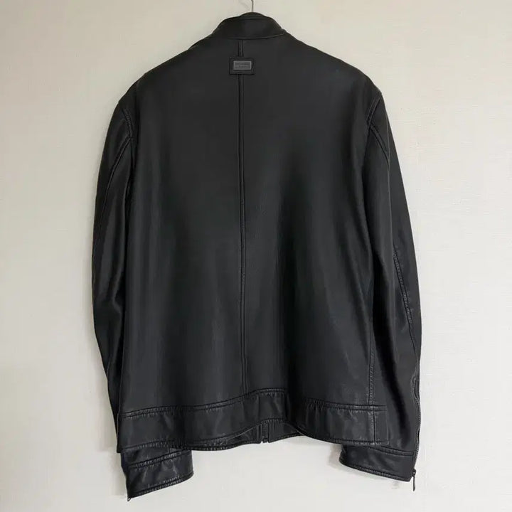 [BUNJANG] Dolce &amp; Gabbana Lambskin Leather Jacket / (매장판)돌체앤가바나 양가죽 집업 자켓