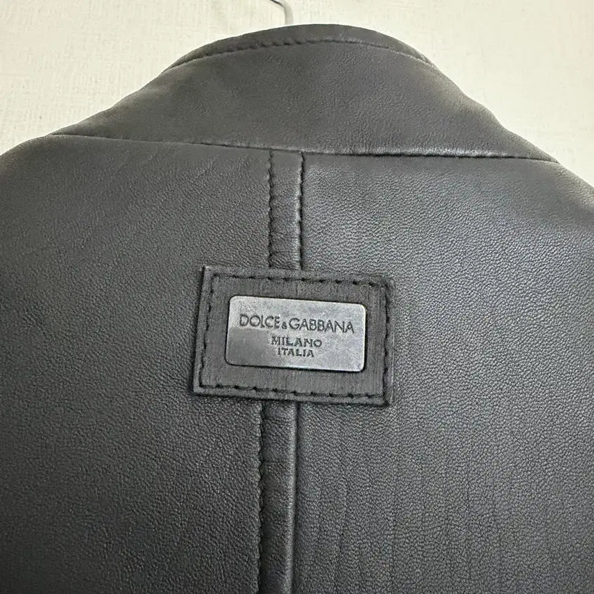 [BUNJANG] Dolce &amp; Gabbana Lambskin Leather Jacket / (매장판)돌체앤가바나 양가죽 집업 자켓