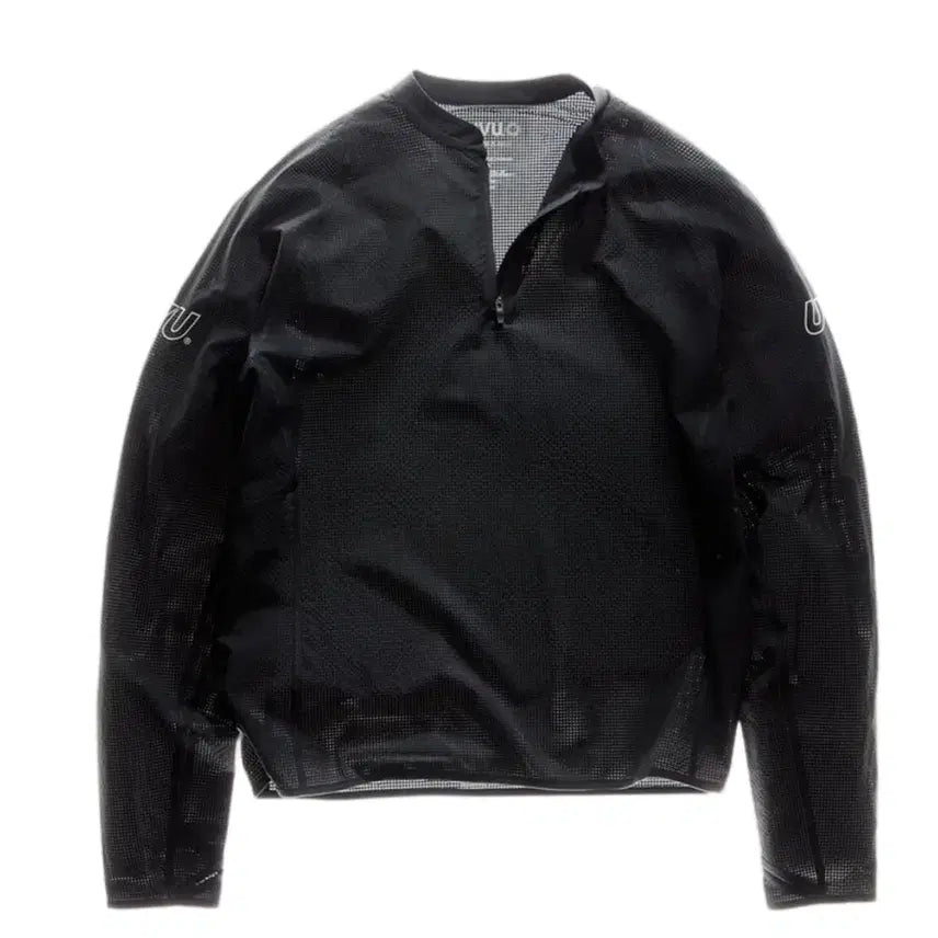 [BUNJANG] UVU 1/4 Zip-Up Running Top Black / UVU 러닝 1/4 집 블랙
