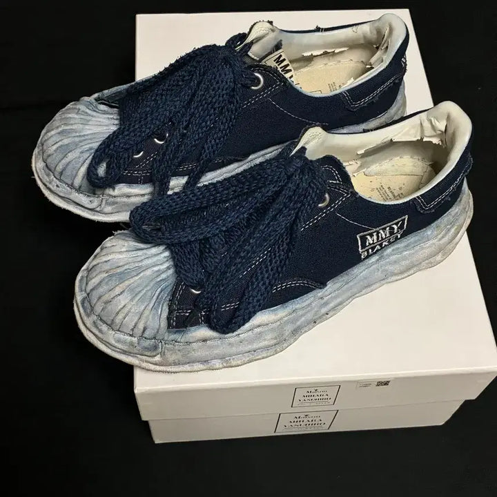 [BUNJANG] Mihara Yasuhiro Blakey 40 Blue Sneakers / (정품) 미하라 야스히로 블레이키 40 블루