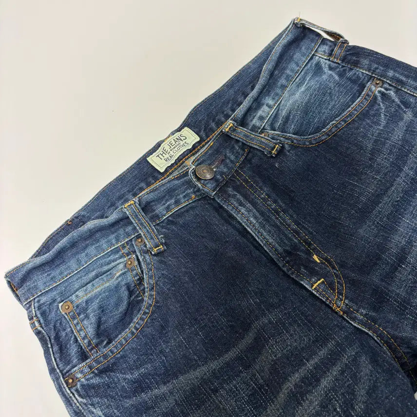 [BUNJANG] Bobson Special Edition Straight Denim Pants / 밥슨(Bobson) 스페셜 에디션 스트레이트 데님 팬츠
