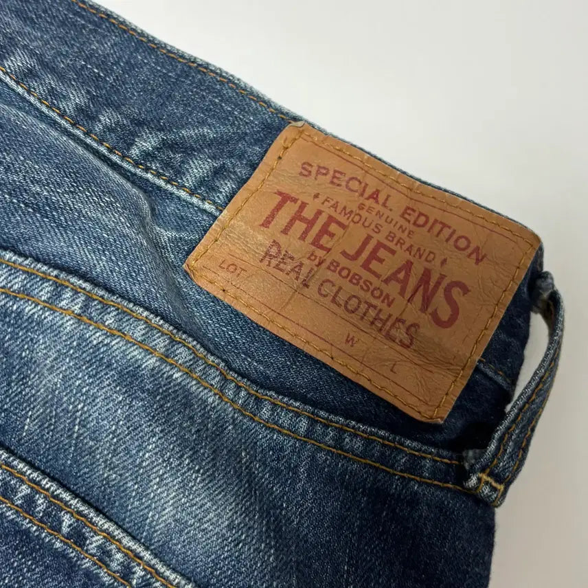 [BUNJANG] Bobson Special Edition Straight Denim Pants / 밥슨(Bobson) 스페셜 에디션 스트레이트 데님 팬츠