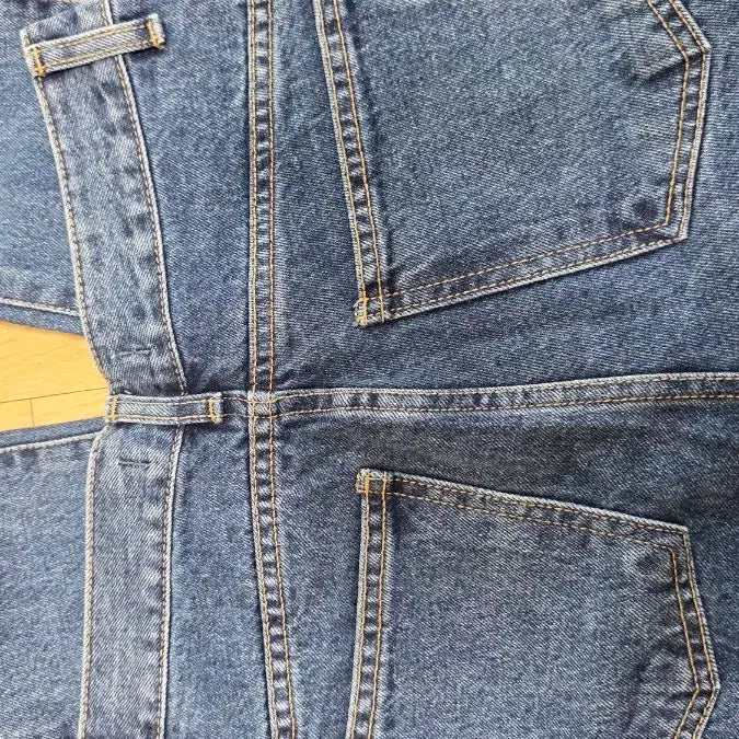 [BUNJANG] Unbranded Front Slit Pocket Denim Jeans - Dark Blue, S / 앞절개 포켓 데님 팬츠 청바지 - 진청,S