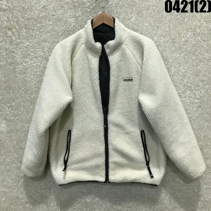 [BUNJANG] Colorado White Fleece Jacket L / 컬로라도 흰색 뽀글이 플리스 자켓 L