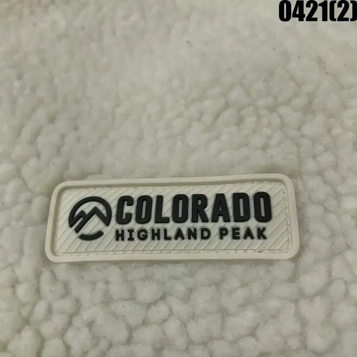 [BUNJANG] Colorado White Fleece Jacket L / 컬로라도 흰색 뽀글이 플리스 자켓 L