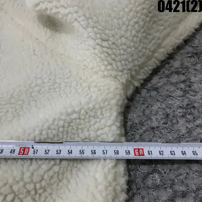 [BUNJANG] Colorado White Fleece Jacket L / 컬로라도 흰색 뽀글이 플리스 자켓 L