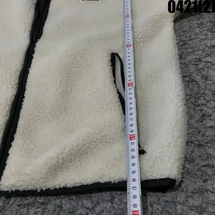 [BUNJANG] Colorado White Fleece Jacket L / 컬로라도 흰색 뽀글이 플리스 자켓 L