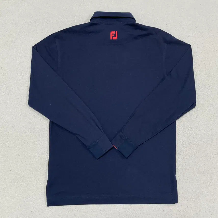 [BUNJANG] Footjoy Golf Long Sleeve Polo Shirt / M 풋조이 골프 기능성 긴팔 카라티셔츠 0421-1