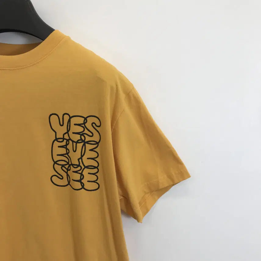 [BUNJANG] YESEYESEE Yellow T-shirt [L] / 예스아이씨 YESEYESEE 반팔티셔츠 [L]