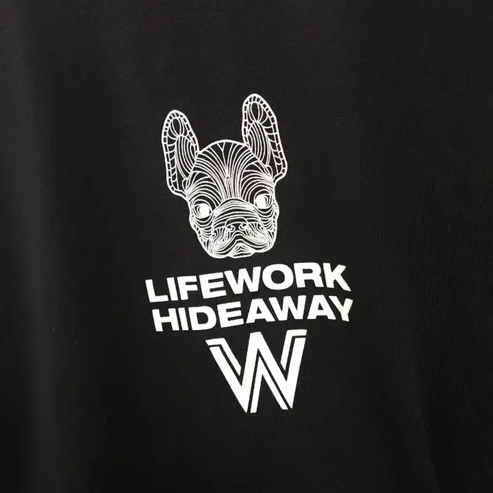 [SOLD OUT] 라이프워크 블랙 반팔 티셔츠