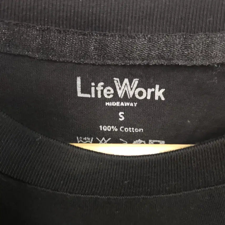 [SOLD OUT] 라이프워크 블랙 반팔 티셔츠