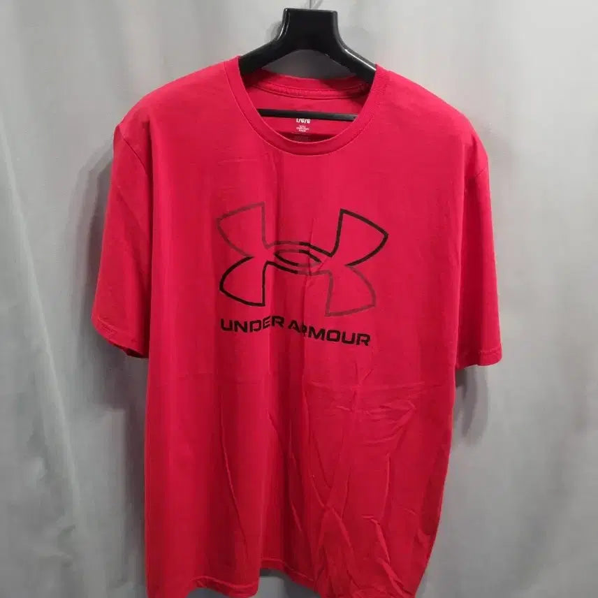 [BUNJANG] Under Armour Red T-shirt / 언더아머 반팔티 L