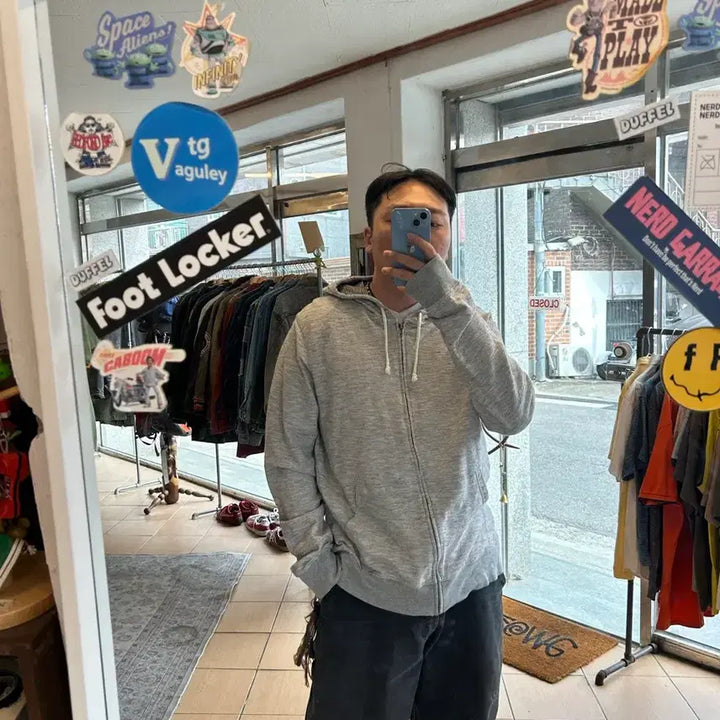 [BUNJANG] Arizona Jeans Slub Hoodie Zip-up / 아리조나진스 슬랍 후드집업