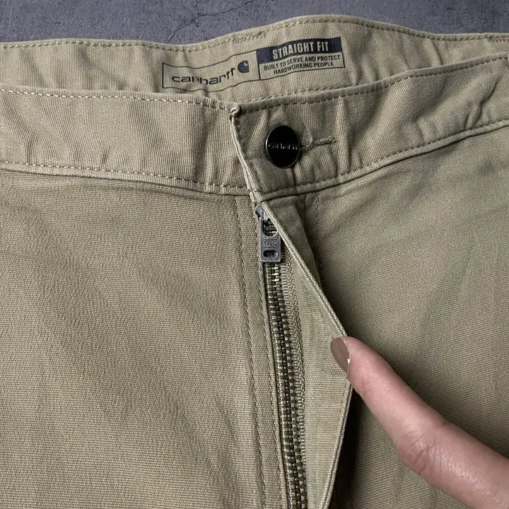 [BUNJANG] CARHARTT 칼하트 빈티지 베이지 스트레이트핏 워크 팬츠 A00837 / CARHARTT 칼하트 빈티지 베이지 스트레이트핏 워크 팬츠 A00837