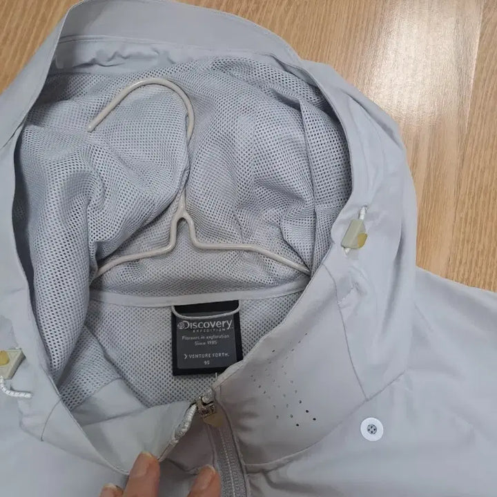 [BUNJANG] Discovery Long Windbreaker (Gray) - Women&