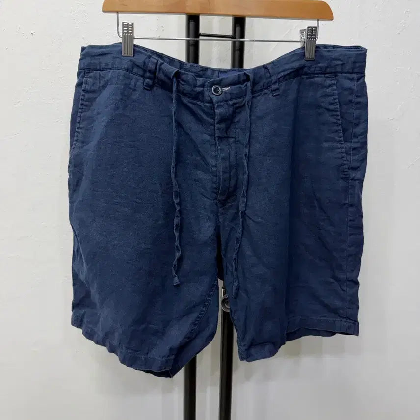 [BUNJANG] 정품) GANT 간트 남성 네이비 린넨 반바지 XL(38인치) / 정품) GANT 간트 남성 네이비 린넨 반바지 XL(38인치)