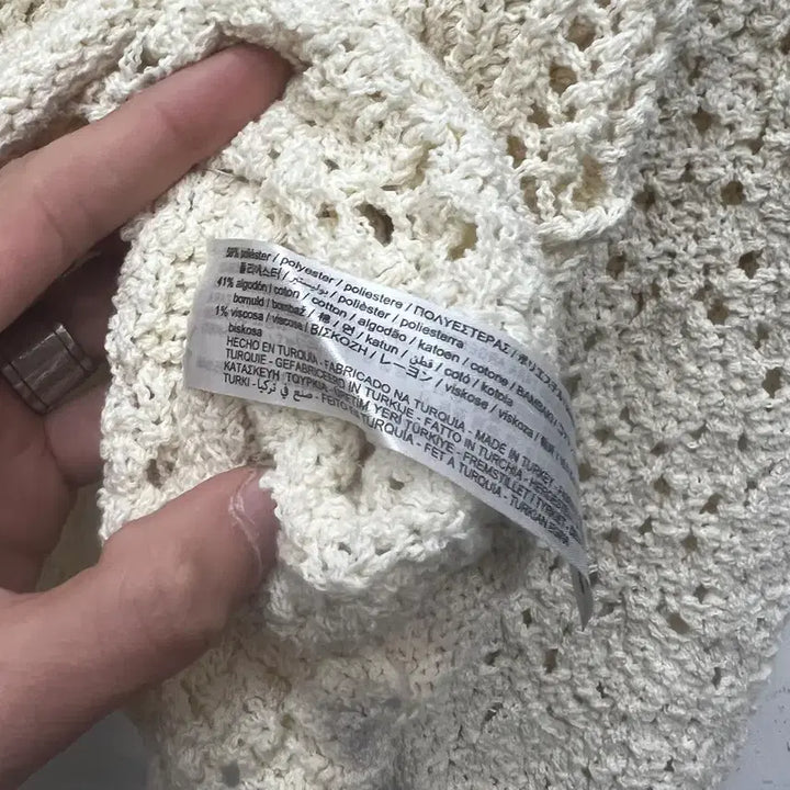 [BUNJANG] ZARA 자라 펀칭 아일렛 니트 S / ZARA 자라 펀칭 아일렛 니트 S