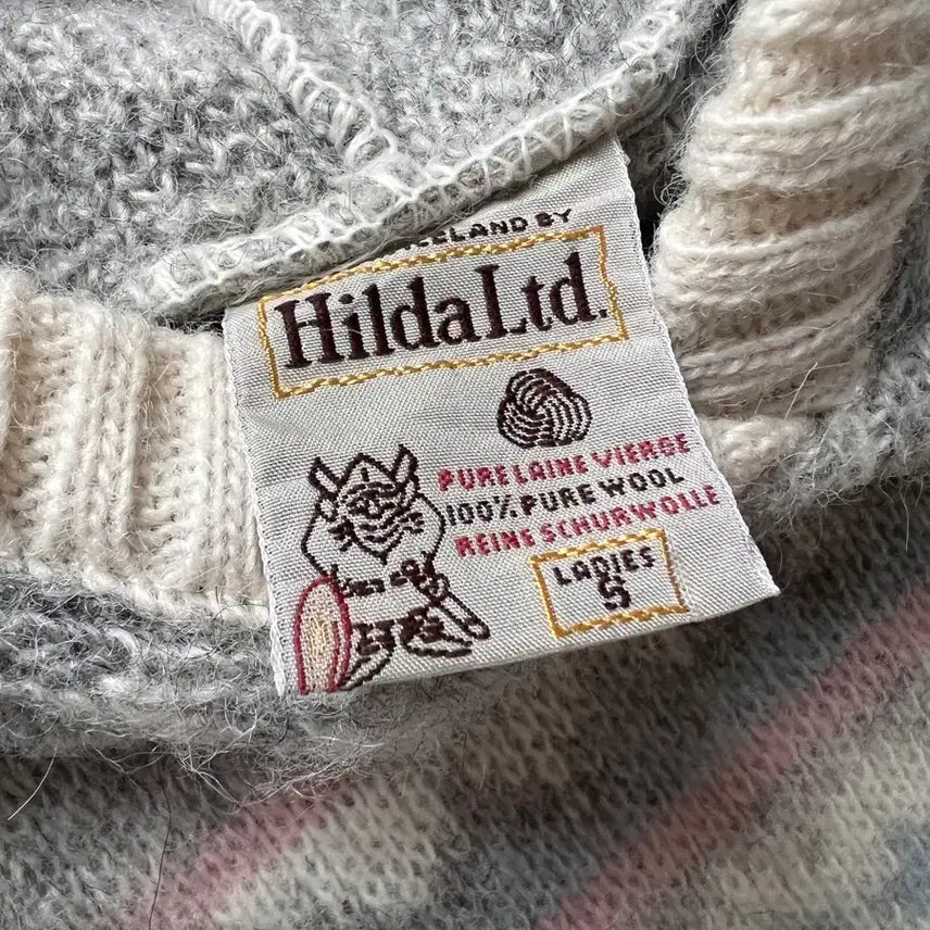 [BUNJANG] Hilda Ltd 힐다 아이슬란드 울100 후드 니트 스웨터 / Hilda Ltd 힐다 아이슬란드 울100 후드 니트 스웨터