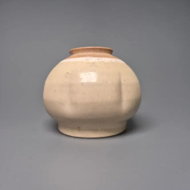 [BUNJANG] Chinese Jin Dynasty Celadon Porcelain Vase / [진품] 금나라 시대 출토품 백유 능화문 호 중국도자기 골동품 수집품