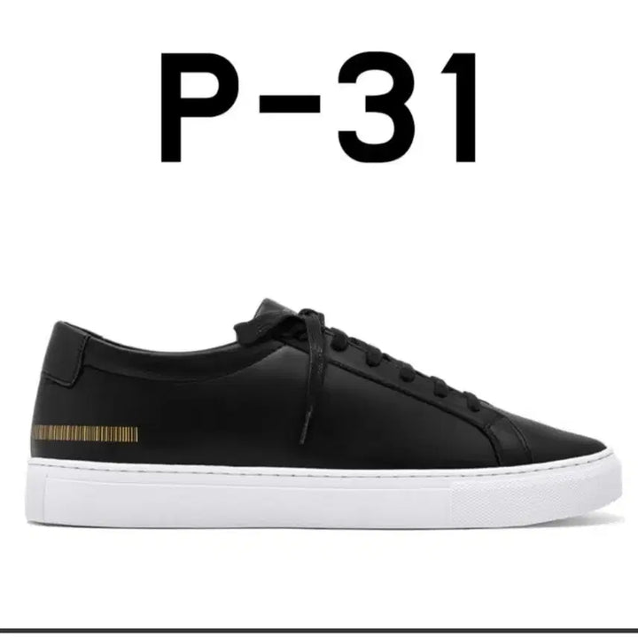 [SOLD OUT] 커먼프로젝트 P-31 블랙 스니커즈 260
