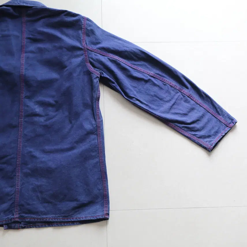 [SOLD OUT] 70s 프렌치 Fristads  노치드 라펠 리벳 초어 워크자켓(105)