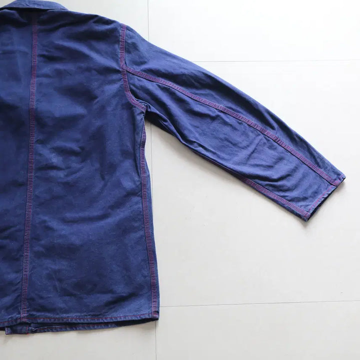 [SOLD OUT] 70s 프렌치 Fristads  노치드 라펠 리벳 초어 워크자켓(105)
