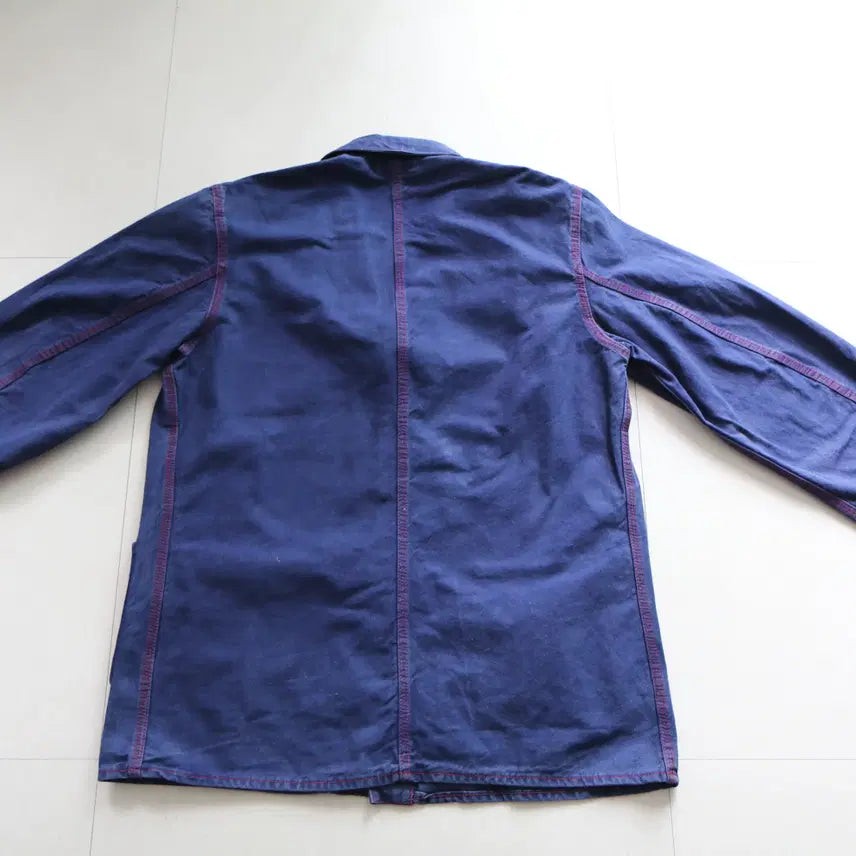 [SOLD OUT] 70s 프렌치 Fristads  노치드 라펠 리벳 초어 워크자켓(105)