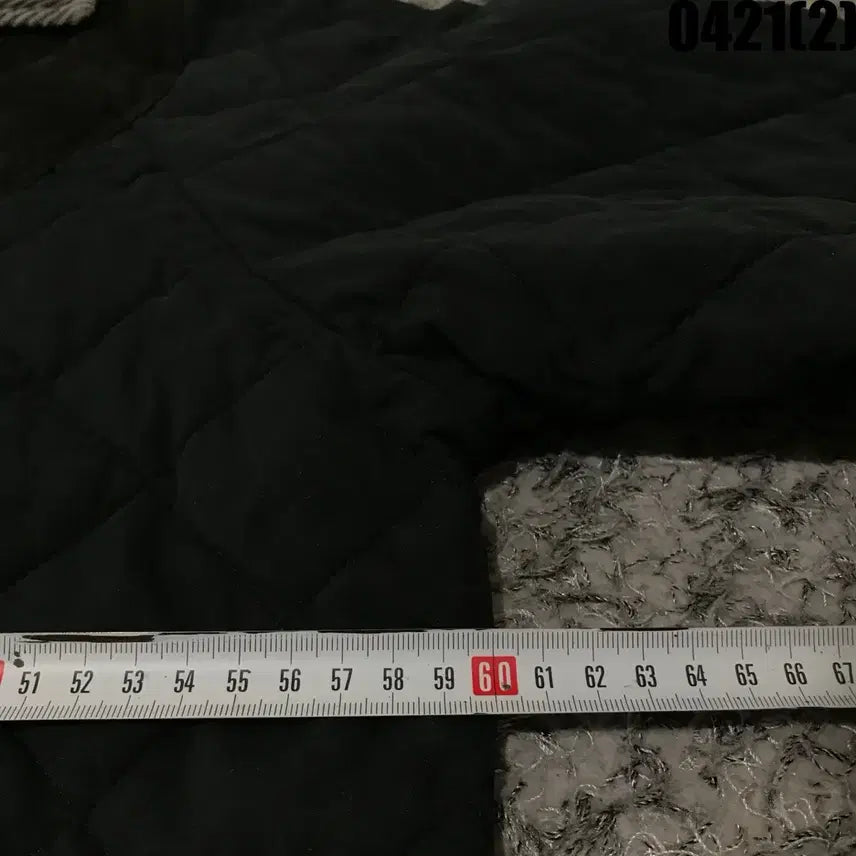 [BUNJANG] Marci linda 퀼팅 자켓 블랙 코듀로이 카라 L / Marci linda 퀼팅 자켓 블랙 코듀로이 카라 L