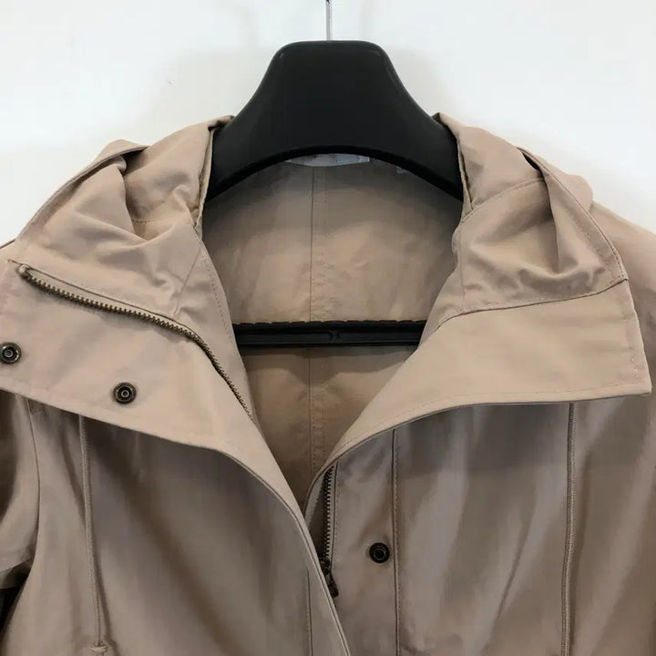 [BUNJANG] Uniqlo Cotton Blend Parka (Beige) - S / 유니클로 코튼블렌드파카 S