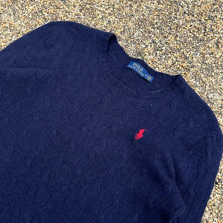 [SOLD OUT] 폴로(POLO RalphLauren)네이비 케이블 니트