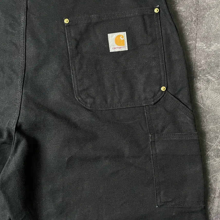 [BUNJANG] CARHARTT 칼하트 B01 블랙 더블니 워크 팬츠 A00839 / CARHARTT 칼하트 B01 블랙 더블니 워크 팬츠 A00839