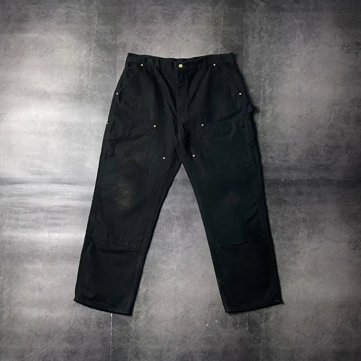 [BUNJANG] CARHARTT 칼하트 B01 블랙 더블니 워크 팬츠 A00839 / CARHARTT 칼하트 B01 블랙 더블니 워크 팬츠 A00839