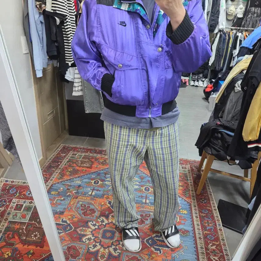 [BUNJANG] 나이키 올드스쿨 빈티지 삼나스포츠 90s 이중카라 자켓 L / 나이키 올드스쿨 빈티지 삼나스포츠 90s 이중카라 자켓 L