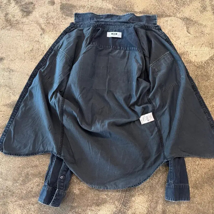 [SOLD OUT] MSGM 블랙 데님 셔츠