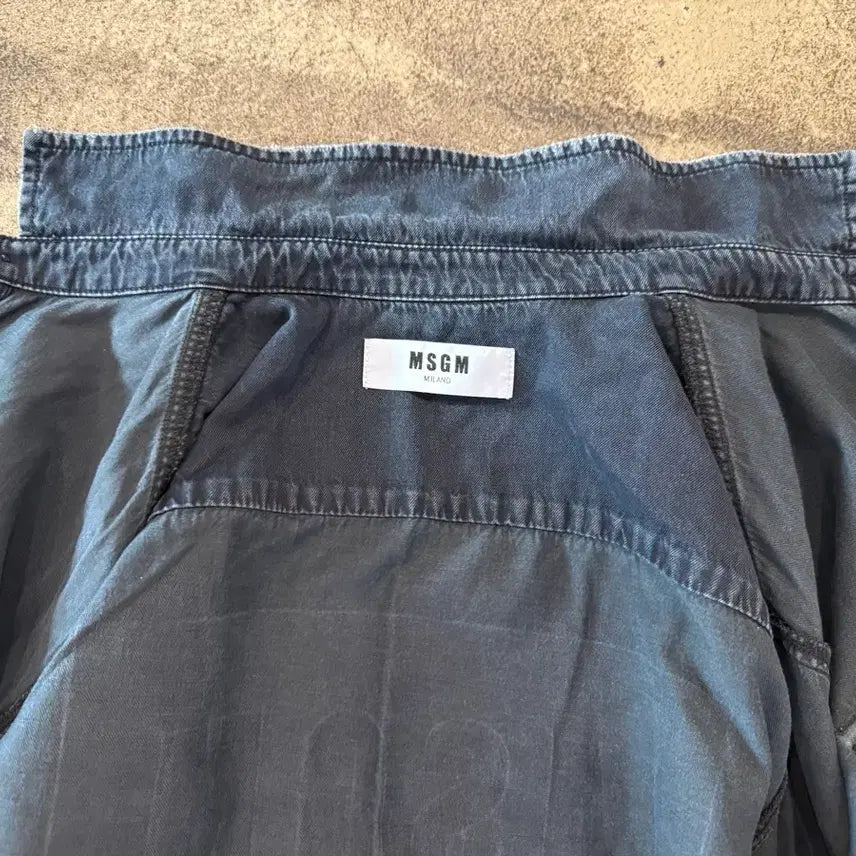 [SOLD OUT] MSGM 블랙 데님 셔츠