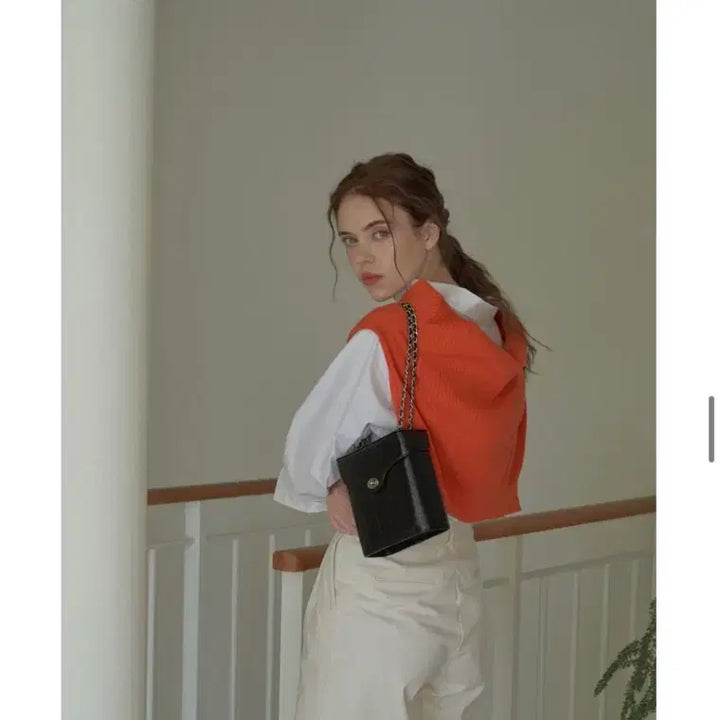 [BUNJANG] Cardinal Red Hardy Chain Bag Black / 카디널레드 하디 체인백 블랙