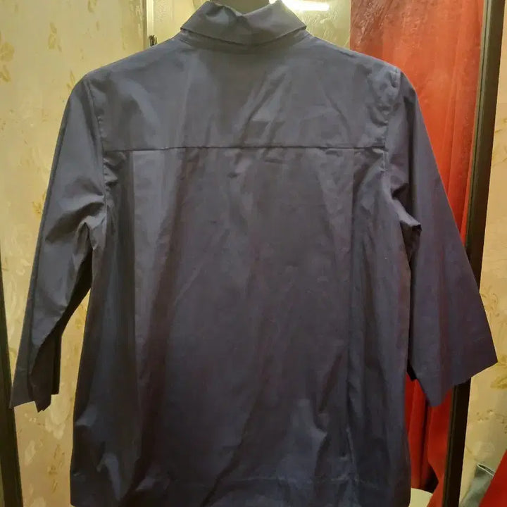 [BUNJANG] COS Navy Pintuck Blouse / 7/49 코스 COS 네이비 핀턱 블라우스 38사이즈