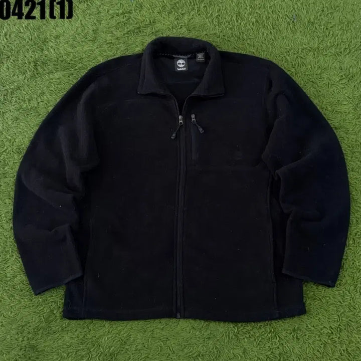 [BUNJANG] Timberland Black Fleece Zip-Up Jacket / 팀버랜드 블랙 플리스 집업 자켓ㅍ